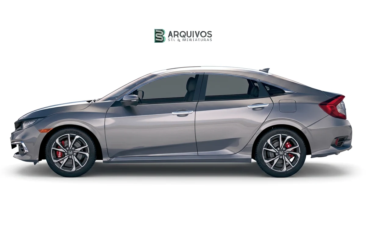 Modelo 3D STL - Honda Civic LED 2019 — foto 2